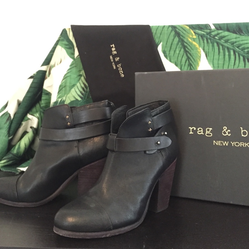 Rag & Bone Harrow Boot Authentic In Black Size 38. - image 1